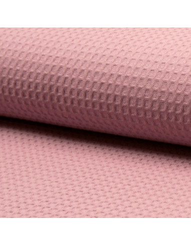 Honeycomb tea towel fabric - Pink