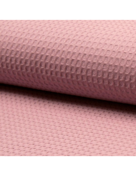 Honeycomb tea towel fabric - Pink