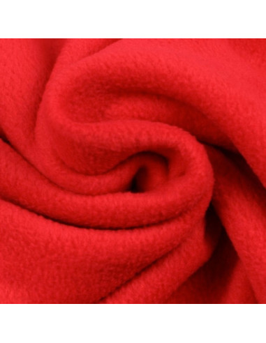 Fleece fabric - Red