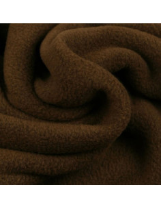 Fleece fabric - Chocolate