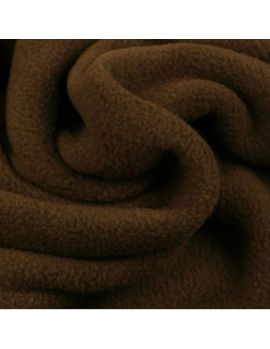 Fleece fabric - Chocolate