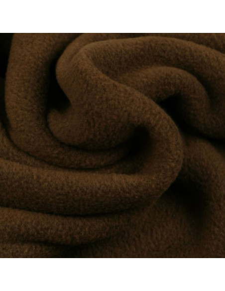 Fleece fabric - Chocolate
