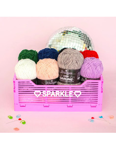 Scheepjes Little Darling Sparkle chenille yarn