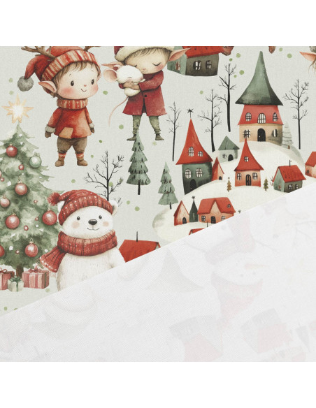 Premium cotton fabric - Christmas Elves