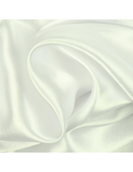 Deluxe satin lining - White