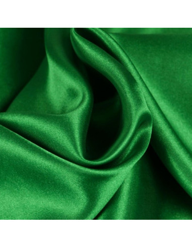 Deluxe satin lining - Grass green