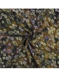 Thea Batik Viscose Fabric - Green