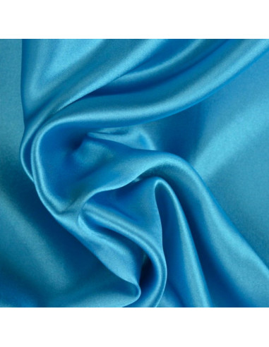 Deluxe satin lining - Ocean blue