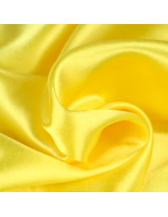 Deluxe satin lining - Canary yellow