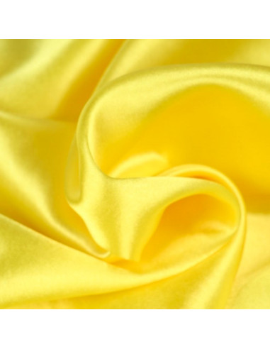 Deluxe satin lining - Canary yellow