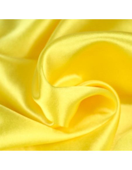 Deluxe satin lining - Canary yellow