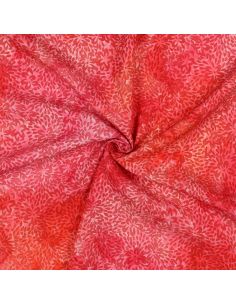 Vaiana Batik Viscose Fabric - Red