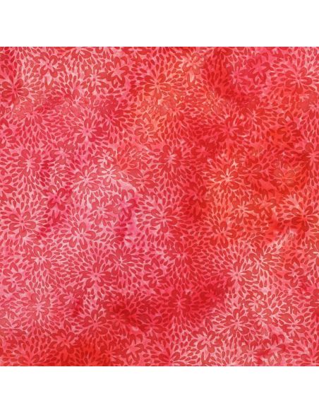 Vaiana Batik Viscose Fabric - Red