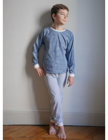 Sacha Unisex Pajama Pattern - Ikatee