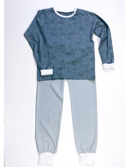 Sacha Unisex Pajama Pattern - Ikatee