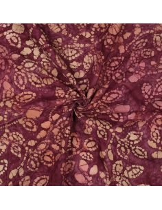 Méline Batik Cotton Fabric - Cherry