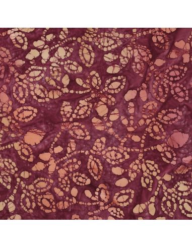 Méline Batik Cotton Fabric - Cherry