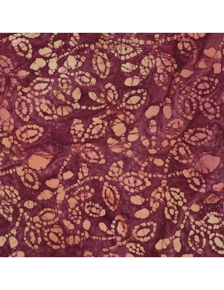 Méline Batik Cotton Fabric - Cherry