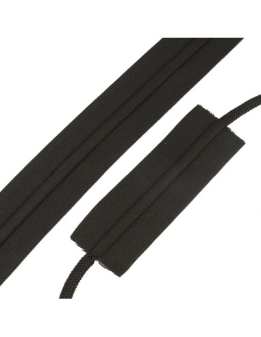 Elastic with drawstring - Black