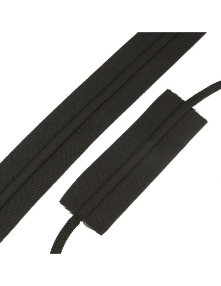 Elastic with drawstring - Black