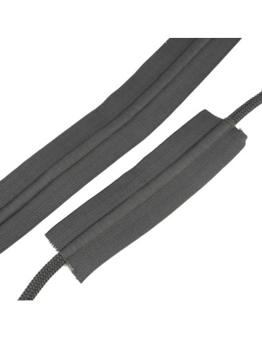 Elastic with drawstring - Charcoal gray