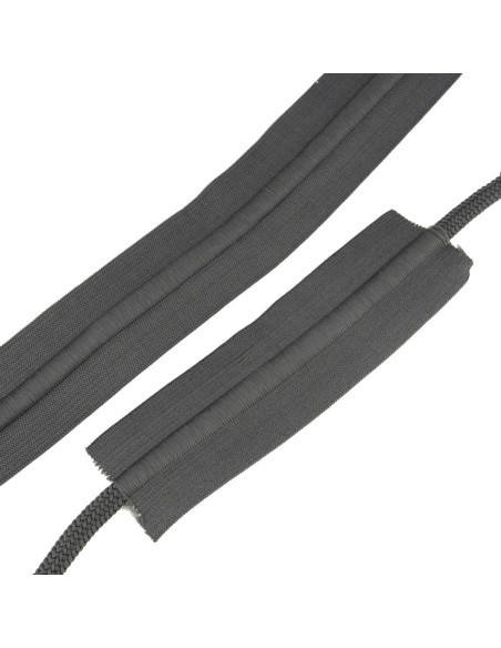 Elastic with drawstring - Charcoal gray