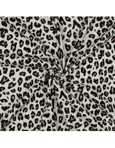 Wild Linen Viscose Fabric - Beige