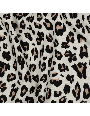 Wild Linen Viscose Fabric - Beige