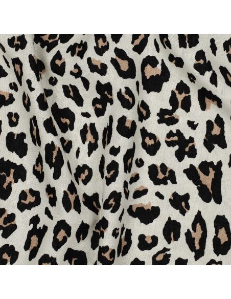 Wild Linen Viscose Fabric - Beige