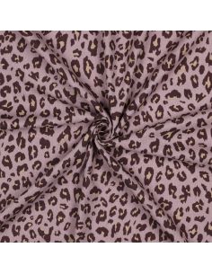 Wild Linen Viscose Fabric - Mauve
