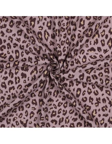Wild Linen Viscose Fabric - Mauve