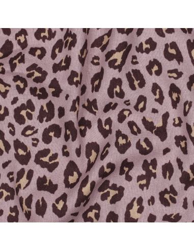 Wild Linen Viscose Fabric - Mauve