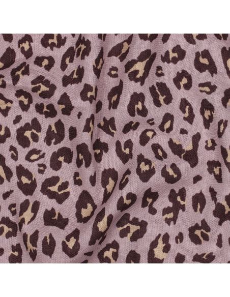 Wild Linen Viscose Fabric - Mauve