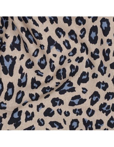 Wild Linen Viscose Fabric - Camel