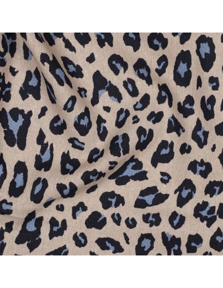 Wild Linen Viscose Fabric - Camel