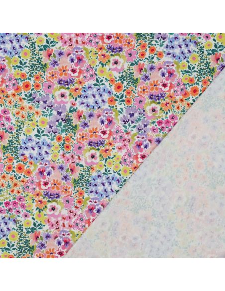 Printed jersey fabric - Flower fields