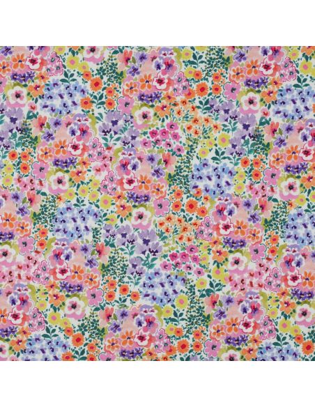 Printed jersey fabric - Flower fields