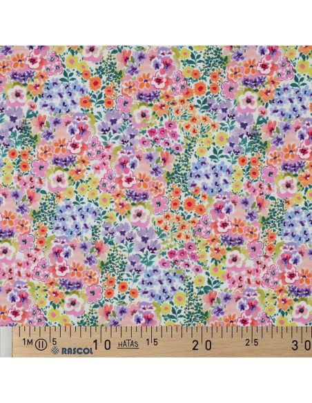 Printed jersey fabric - Flower fields