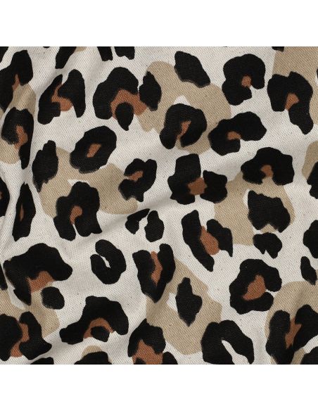 Cotton canvas fabric - Leopard
