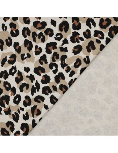 Cotton canvas fabric - Leopard