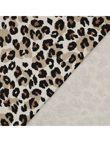 Cotton canvas fabric - Leopard
