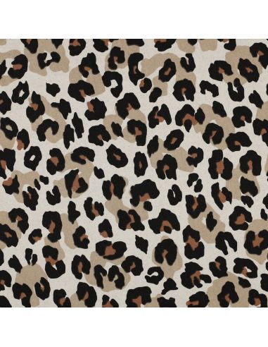 Cotton canvas fabric - Leopard
