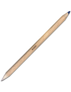 Bohin bicolor chalk pencil for fabrics - White and blue