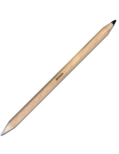 Bohin bicolor chalk pencil for fabrics - White and black