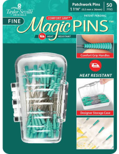 Box of 50 magic pins for special patchwork