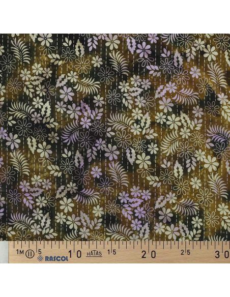 Thea Batik Viscose Fabric - Green