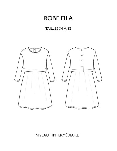 Eila Dress Pattern - Églantine & Zoé