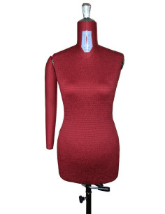 High-end adjustable dress form size 38/50 with arms + belly