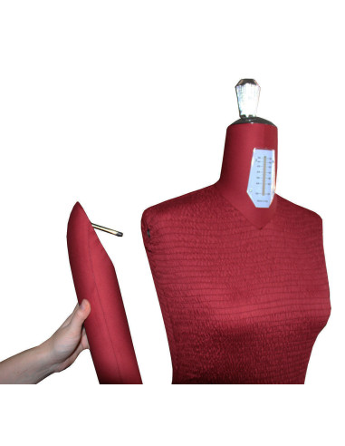High-end adjustable dress form size 38/50 with arms + belly