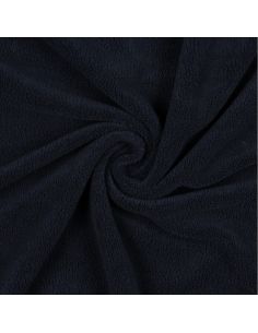 Microfleece fabric - Navy blue